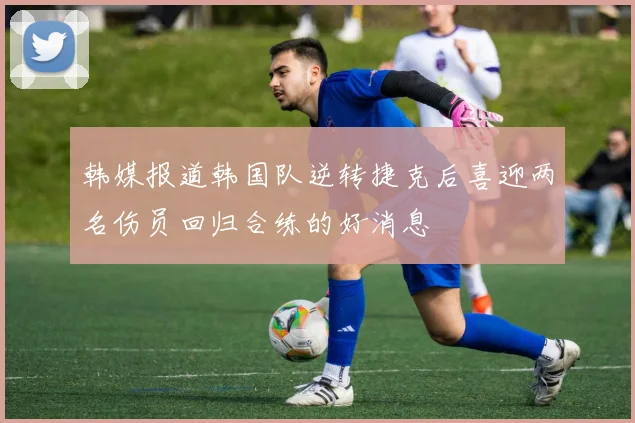 韩媒报道韩国队逆转捷克后喜迎两名伤员回归合练的好消息