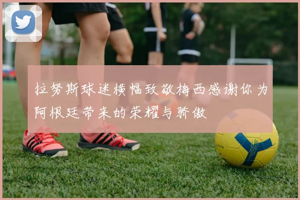 拉努斯球迷横幅致敬梅西感谢你为阿根廷带来的荣耀与骄傲